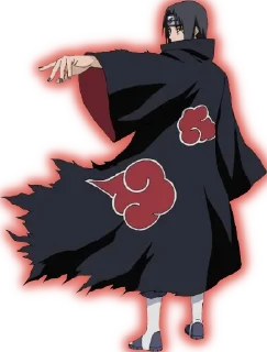 😒 emoji Itachi Uchiha Telegram sticker 6 of 11