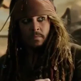 😐 emoji Captain Sparrow Telegram sticker 20 of 93