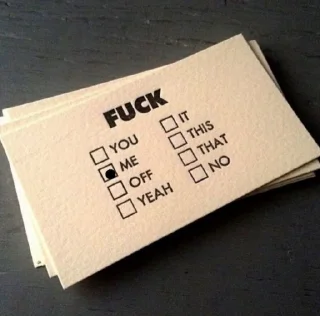 Sticker from Fuck.....