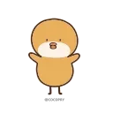 ☺️ emoji Cute Chick🐥- @MochaStickers Telegram sticker 13 of 18