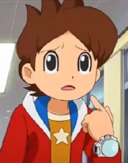 ❓ emoji Yo-Kai Watch: Nathan and Katie by @Il_Ninja_Verde Telegram sticker 15 of 60