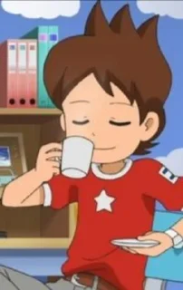 Sticker from Yo-Kai Watch: Nathan and Katie by @Il_Ninja_Verde