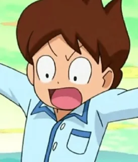 😫 emoji Yo-Kai Watch: Nathan and Katie by @Il_Ninja_Verde Telegram sticker 7 of 60
