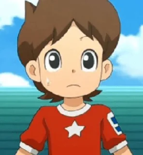 😥 emoji Yo-Kai Watch: Nathan and Katie by @Il_Ninja_Verde Telegram sticker 13 of 60