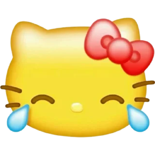 🤣 emoji hello kitty | @pizdaupizdi21 Telegram sticker 6 of 7