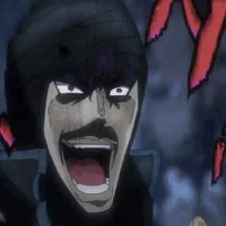 😂 emoji JoJo's Bizarre Adventure Telegram sticker 22 of 120