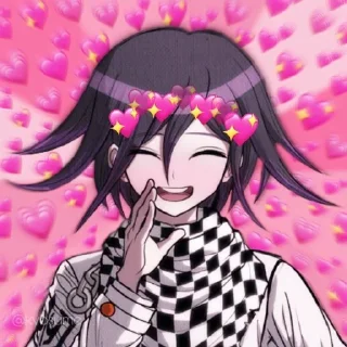 🖤 emoji Kokichi Oma Telegram sticker 11 of 51