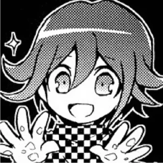 🖤 emoji Kokichi Oma Telegram sticker 9 of 51