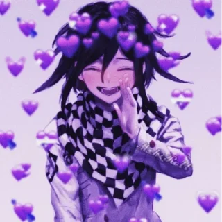 🖤 emoji Kokichi Oma Telegram sticker 13 of 51