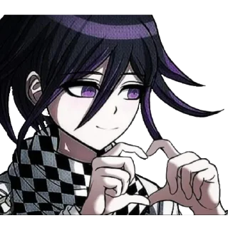 🖤 emoji Kokichi oma Telegram sticker 16 of 120