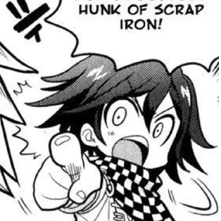 🖤 emoji Kokichi Oma Telegram sticker 16 of 51