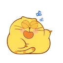 🤣 emoji Happy Kitty😺-@MochaStickers Telegram sticker 5 of 45
