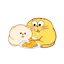 🐟 emoji Happy Kitty😺-@MochaStickers Telegram sticker 12 of 45