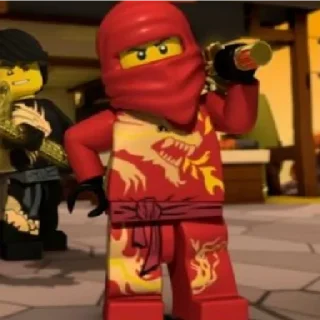 😉 emoji Ninjago: Kai | @Il_Ninja_Verde Telegram sticker 3 of 40