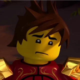 😞 emoji Ninjago: Kai | @Il_Ninja_Verde Telegram sticker 7 of 40