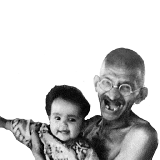 🤪 emoji Gandhi Telegram sticker 11 of 18