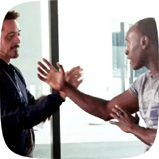 🤼‍♂ emoji Tony stark Telegram sticker 20 of 41