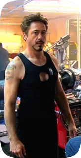 😏 emoji Tony stark Telegram sticker 16 of 41