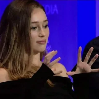 🚬 emoji Alycia Debnam-Carey @remtvd Telegram sticker 8 of 19