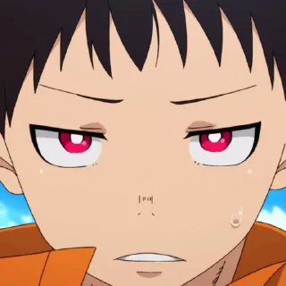 🗝 emoji shinra kusakabe @JustSomeBullshit Telegram sticker 22 of 65