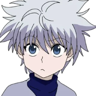 🤨 emoji Killua @R666d1 Telegram sticker 7 of 65