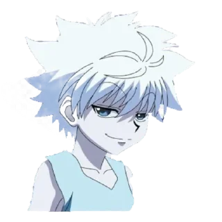 😏 emoji Killua @R666d1 Telegram sticker 10 of 65