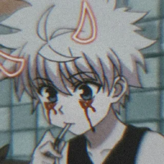 😈 emoji Killua @R666d1 Telegram sticker 12 of 65