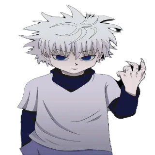😠 emoji Killua @R666d1 Telegram sticker 15 of 65