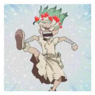 ❣️ emoji ✓ DR JO¥C£ { DR SENKU} ✓ Telegram sticker 12 of 60