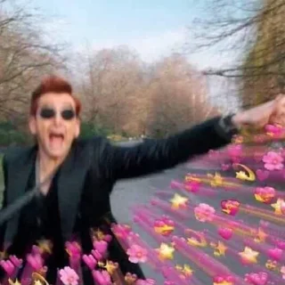 😍 emoji Crowley Telegram sticker 6 of 19