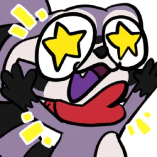 🦝 emoji Rambley Emojis by Gaggo Telegram sticker 12 of 20