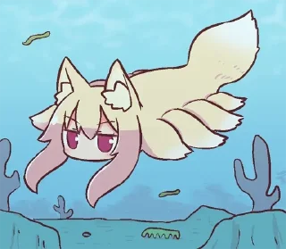 Sticker from Kitsune | @Onishiki @OniGP