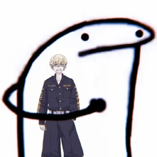 Sticker from 我没有笑.