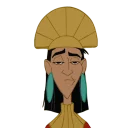 😑 emoji Emperor's New Groove Telegram sticker 2 of 29