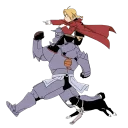 Sticker from Fullmetal Alchemist: Brotherhood (@ventage)