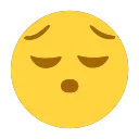 😔 emoji @AnimatedEmojiOS Flat 😎 Telegram sticker 18 of 27