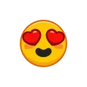 😍 emoji Emoji  @Stickersnew Telegram sticker 8 of 50