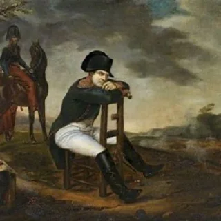 😔 emoji Napoleon. • @sticbot Telegram sticker 8 of 13