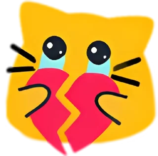 😭 emoji blobcats1 by @kouseki Telegram sticker 19 of 120
