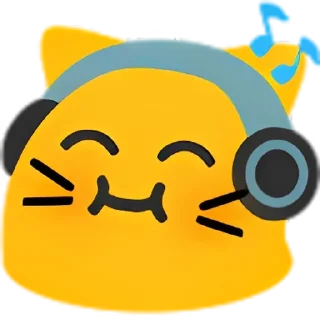 🎧 emoji blobcats2 by @kouseki Telegram sticker 23 of 120