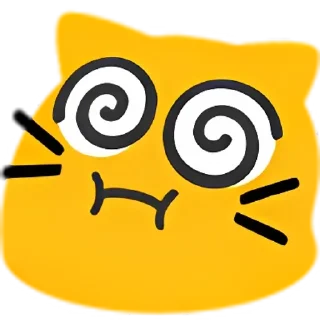 😵‍💫 emoji blobcats2 by @kouseki Telegram sticker 14 of 120