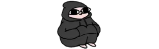 😐 emoji Cute2☺️ @MochaStickers Telegram sticker 10 of 50