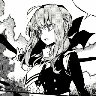 Sticker from ✠ Shinoa || Manga ※ @KesitoMania