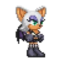 🙂 emoji Sonic 3 & Knuckles - Rouge Telegram sticker 12 of 75