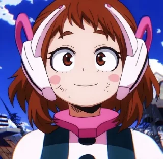 🌟 emoji Ochako Uraraka ◈ @KesitoMania Telegram sticker 9 of 120