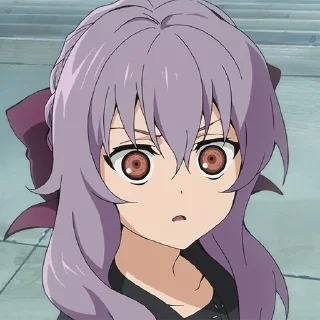 💜 emoji Shinoa Hiragi @xxTokyo_Art Telegram sticker 10 of 40