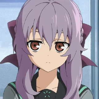 💜 emoji Shinoa Hiragi @xxTokyo_Art Telegram sticker 9 of 40