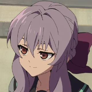 💜 emoji Shinoa Hiragi @xxTokyo_Art Telegram sticker 13 of 40