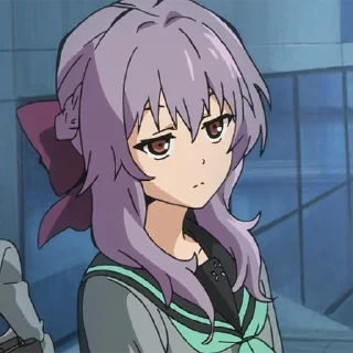 💜 emoji Shinoa Hiragi @xxTokyo_Art Telegram sticker 8 of 40