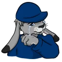 😢 emoji Bunny Telegram sticker 8 of 59